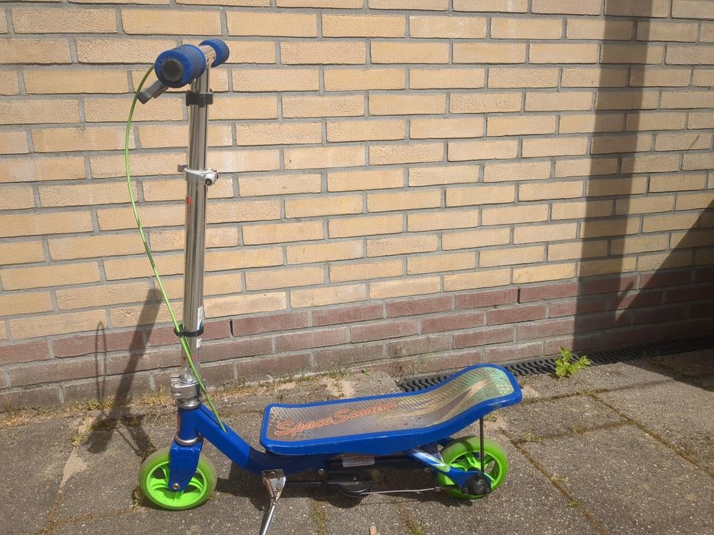 Space Scooter Junior - Blauw/Groen, Ophalen of Verzenden, Gebruikt, Gewone step, Space Scooter