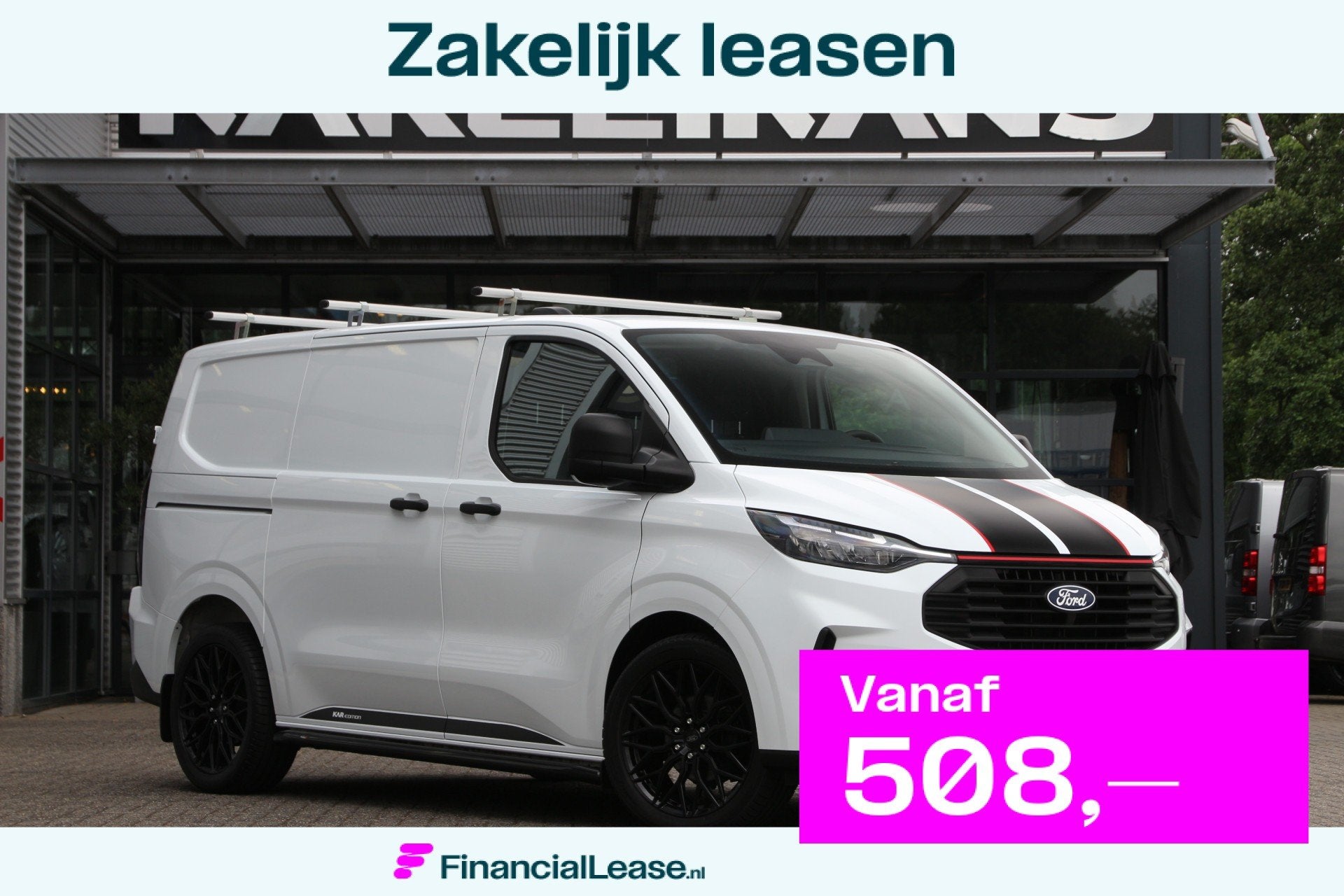 Ford Transit Custom 2.0 TDCI 136 | KAR-edition | Inrichting, Voorwielaandrijving, Gebruikt, 4 cilinders, Wit