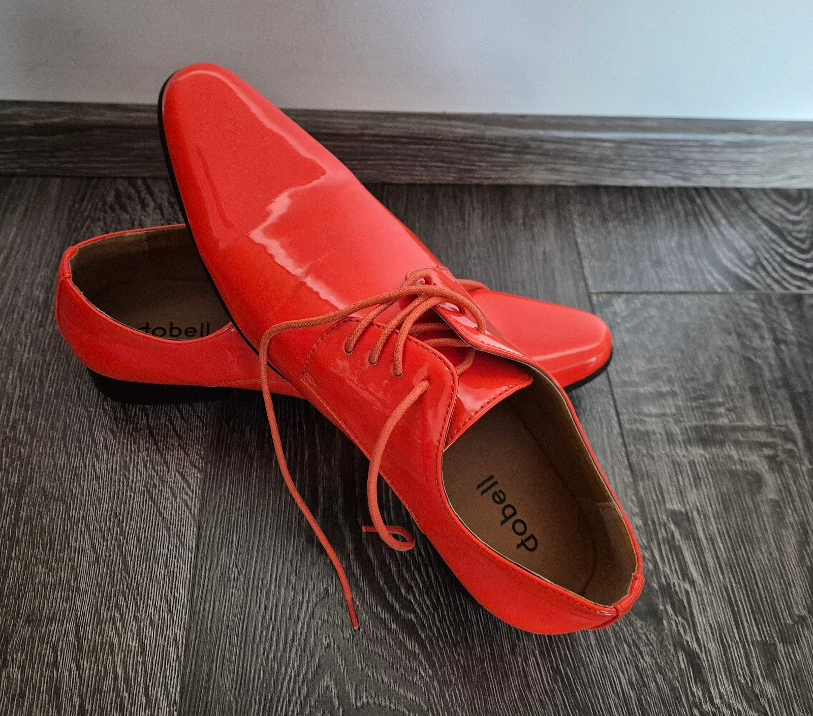 Dobell Nette Schoenen - Oranje Lak - Maat 42 - Nieuw, Dobell, Overige kleuren, Nieuw, Ophalen of Verzenden