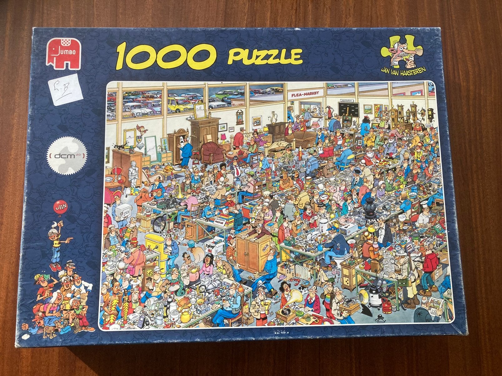 🌻 Puzzel v Haasteren dcm20 rommelmarkt 1000 stukjes puzzle, Ophalen, 500 t/m 1500 stukjes, Gebruikt, Legpuzzel