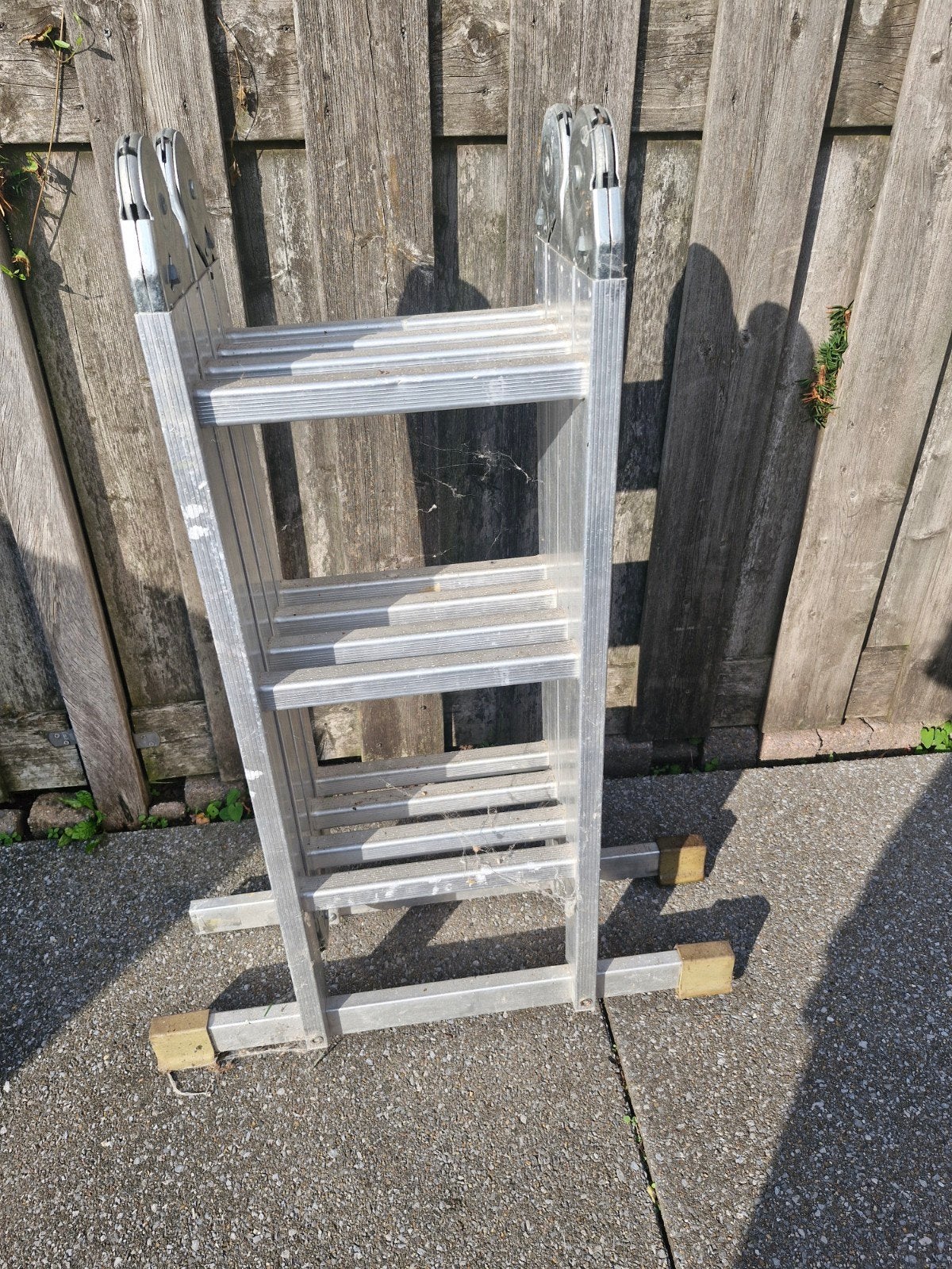 Excelsior Aluminium Vouwladder 4x3 - Gebruikt, Ophalen, Gebruikt, Trap, Opvouwbaar of Inschuifbaar