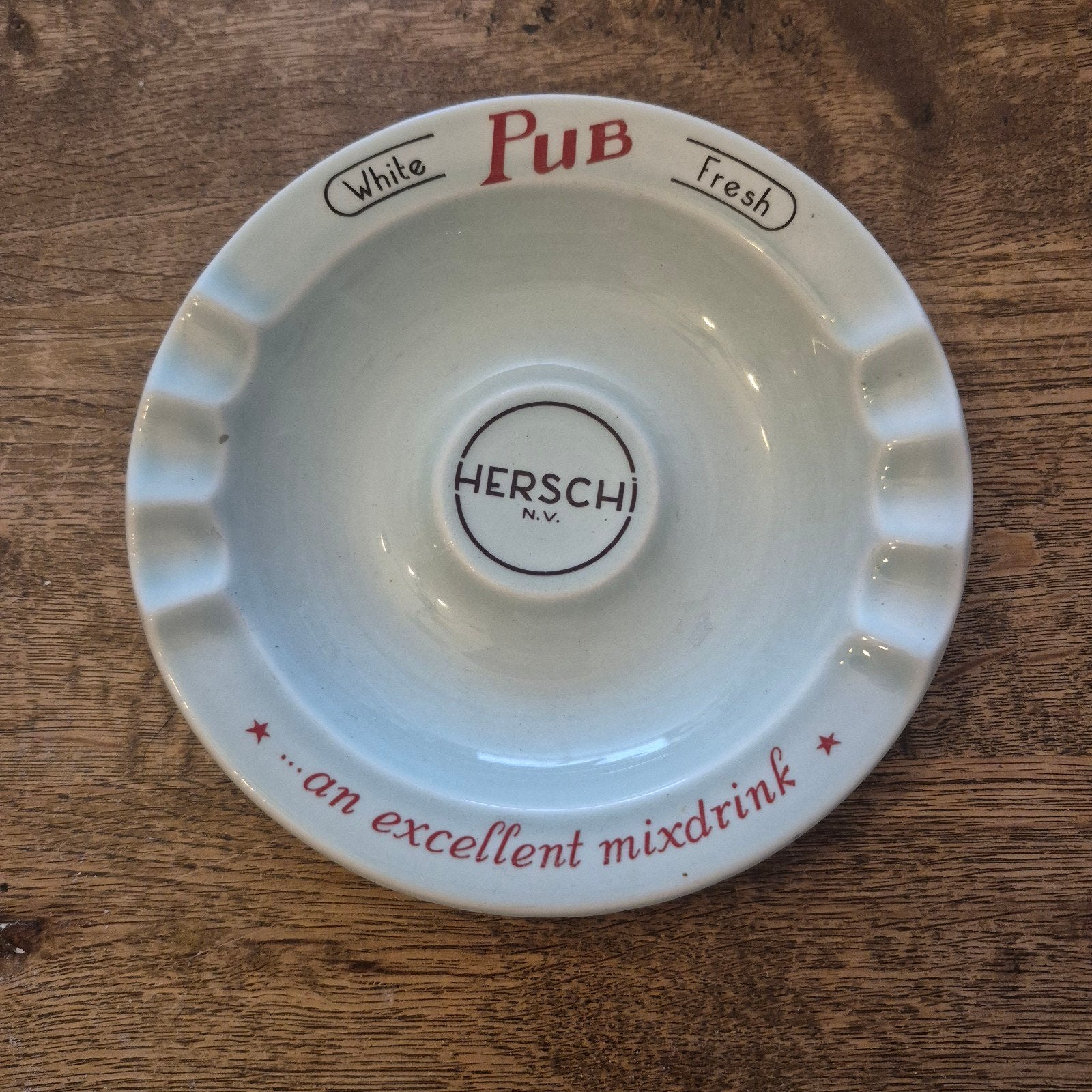Vintage HERSCHI N.V. PUB asbak - Royal Sphinx Maastricht, Ophalen of Verzenden
