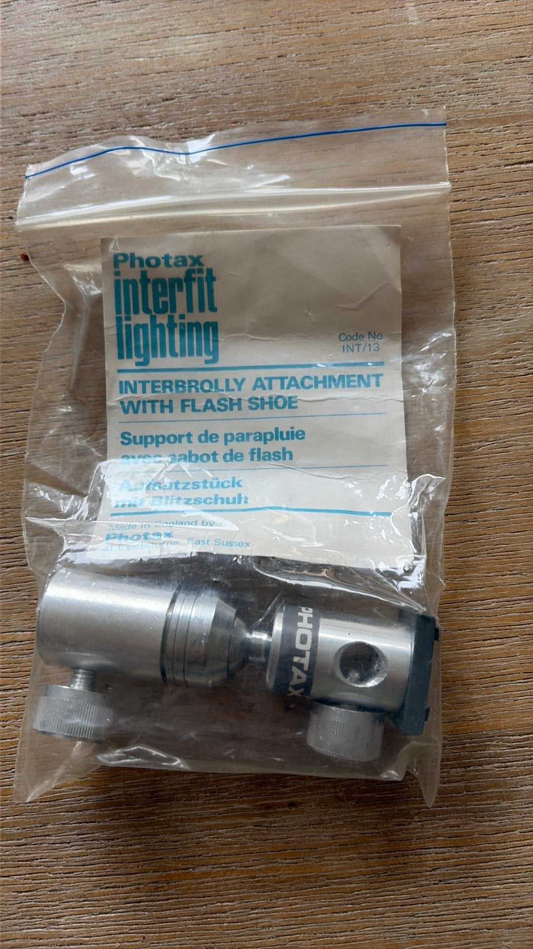 Vintage Photax Interfit Lighting, Paraplu houder, Ophalen of Verzenden, Zo goed als nieuw, Overige typen