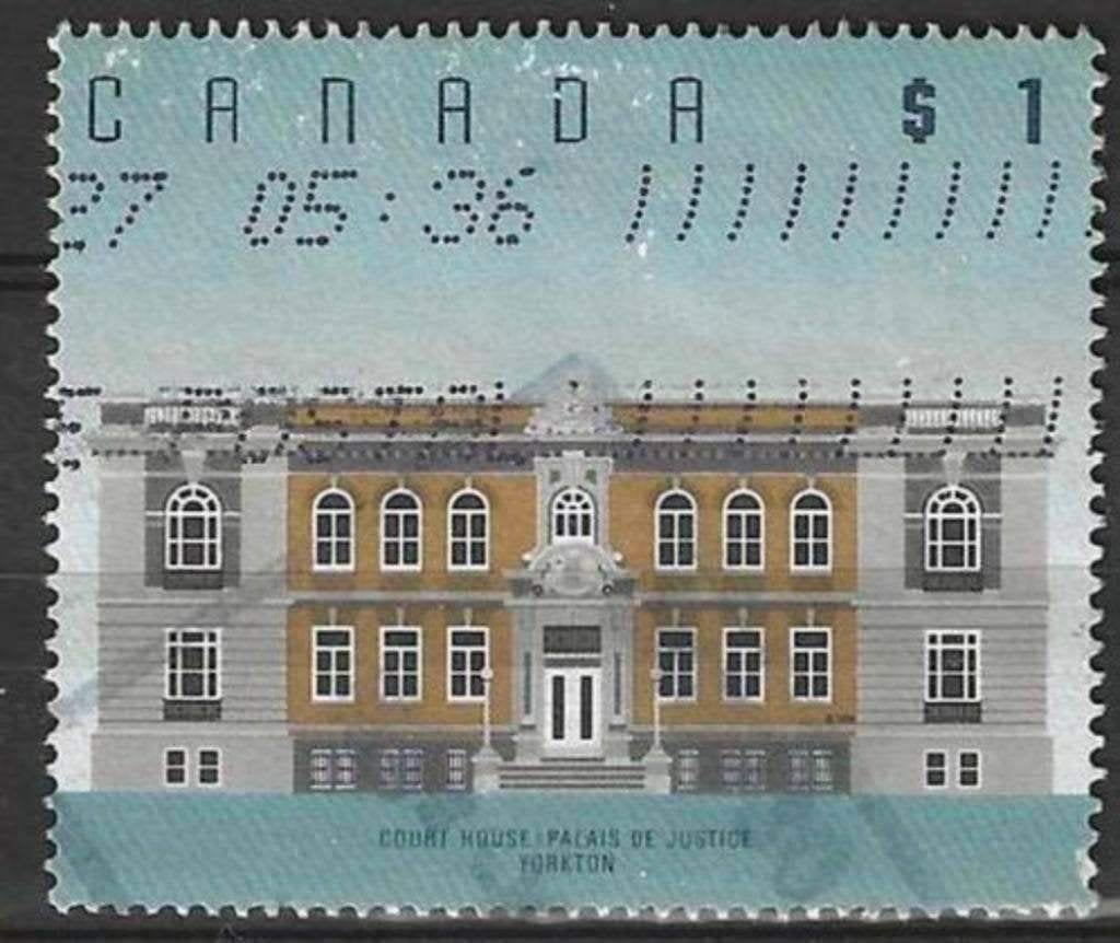 Canada 1994 - Yvert 1354 - Canadese Architectuur (ST), Verzenden, Gestempeld, Noord-Amerika