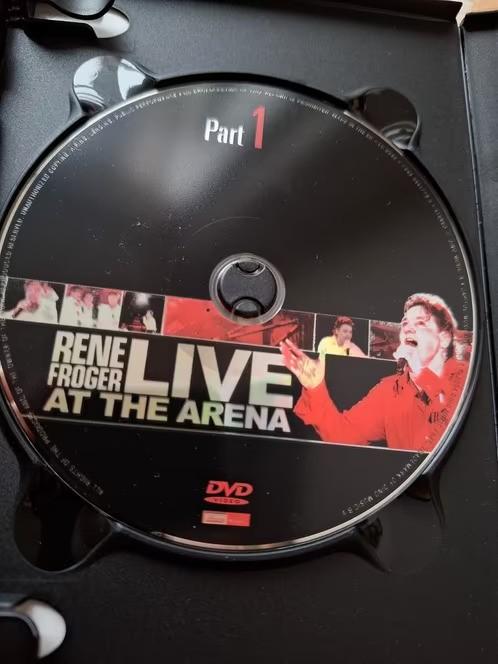 Dvd Rene Froger live at the arena h3, Alle leeftijden, Boxset, Muziek en Concerten, Ophalen of Verzenden