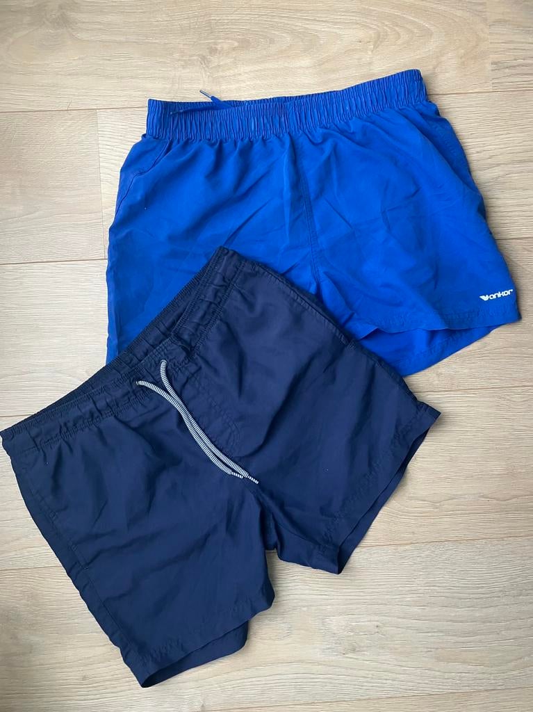 Twee zwembroeken (herenmaat S), Ophalen of Verzenden, Maat 46 (S) of kleiner, Blauw, Zwemshort