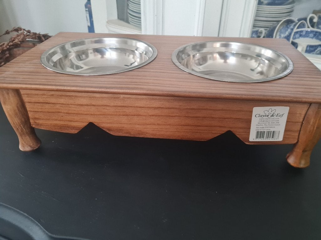 Voederbakje voor hond of kat Clayre & Eef, Dieren en Toebehoren, Heikant 21 Kaatsheuvel, Belle Vieille Brocante, Nieuw, Ophalen of Verzenden
