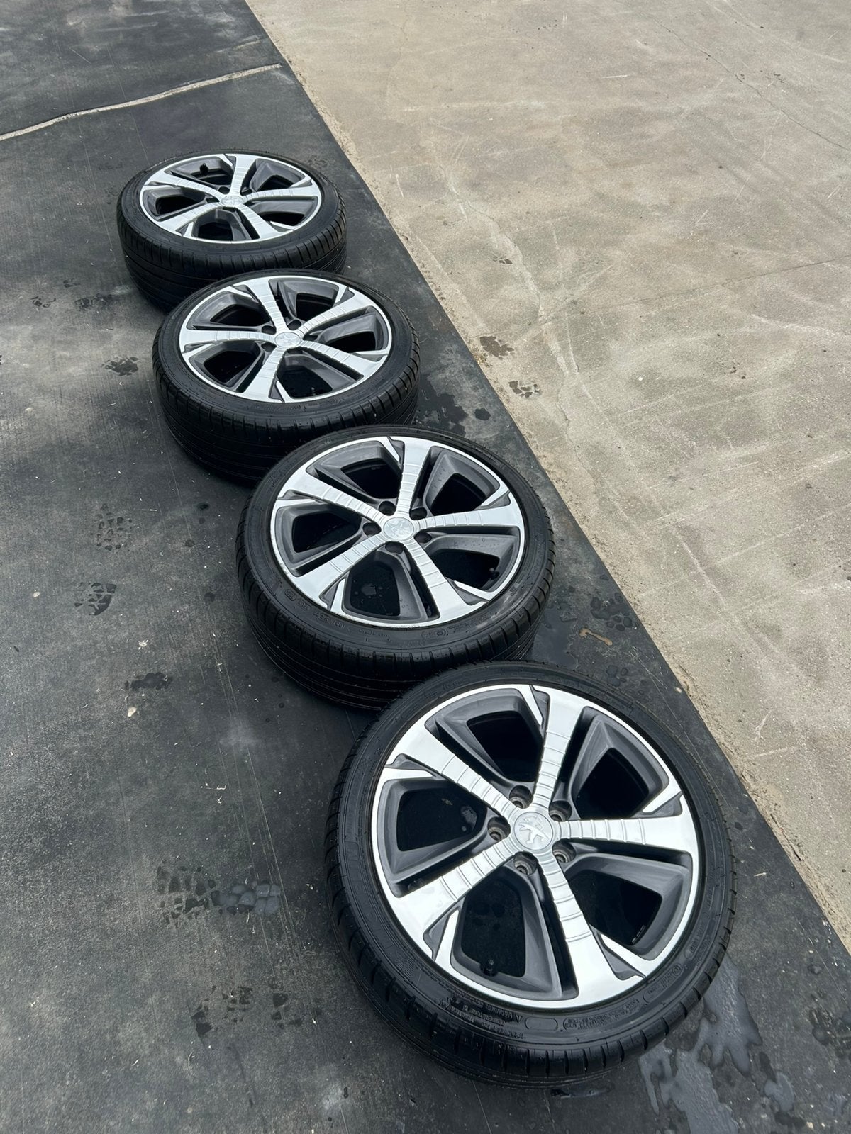Peugeot GT Line velgen, Ophalen, 18 inch, Banden en Velgen, Zomerbanden
