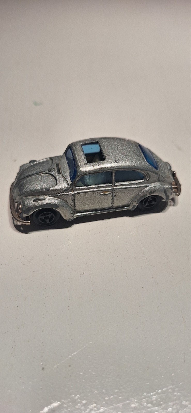 Majorette Volkswagen Kever 1302 - Zilver (Gebruikt), Hobby en Vrije tijd, Modelauto's | Overige schalen, Ophalen of Verzenden
