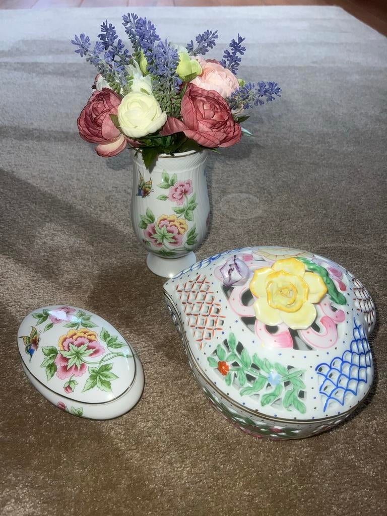 Set van Herend / Hollóháza porselein, Antiek en Kunst, Antiek | Porselein, Ophalen of Verzenden