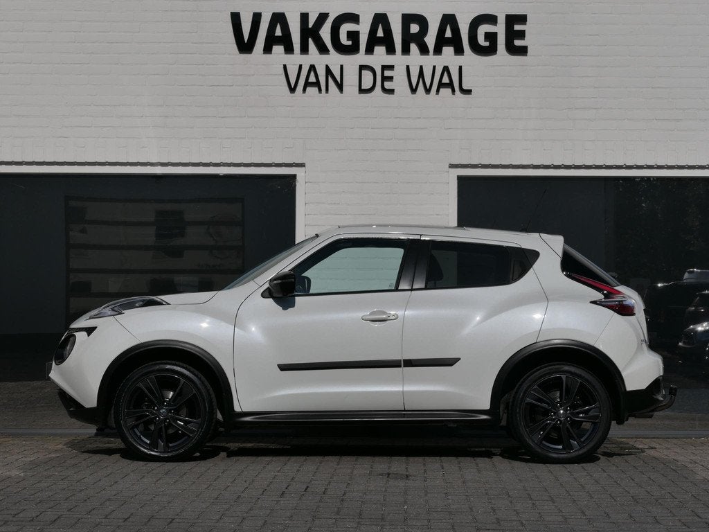 Nissan Juke 1.2 DIG-T S/S Tekna | Panoramadak | 360°-camera, Auto's, Nissan, 639 kg, Euro 6, 116 pk, Wit