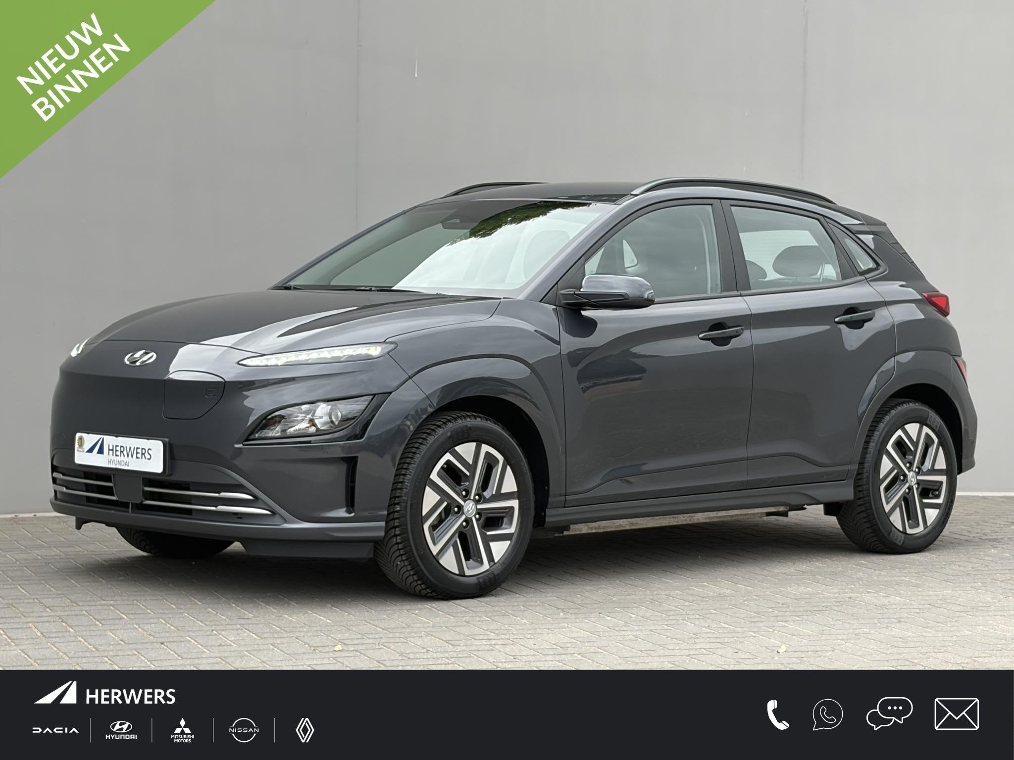 Hyundai Kona EV Fashion 39 kWh / 3 fase laden / SOH 100% / F