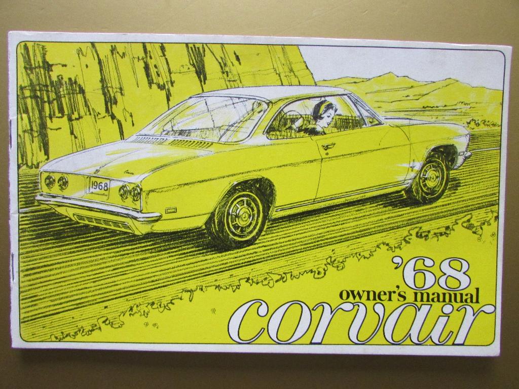 1968 Chevrolet Corvair owner's manual, Engels, Ophalen of Verzenden