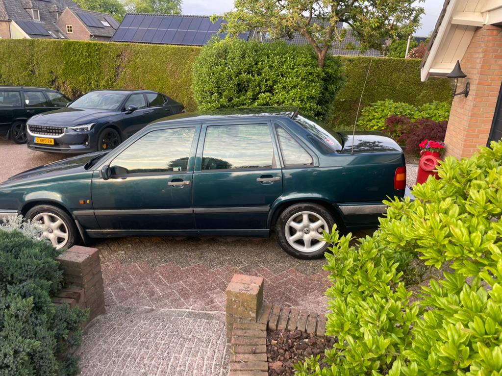 Volvo 850 2.5 GLT 20V AUT E2 1992 Groen, Leder en Stof, 2435 cc, Grijs, Particulier
