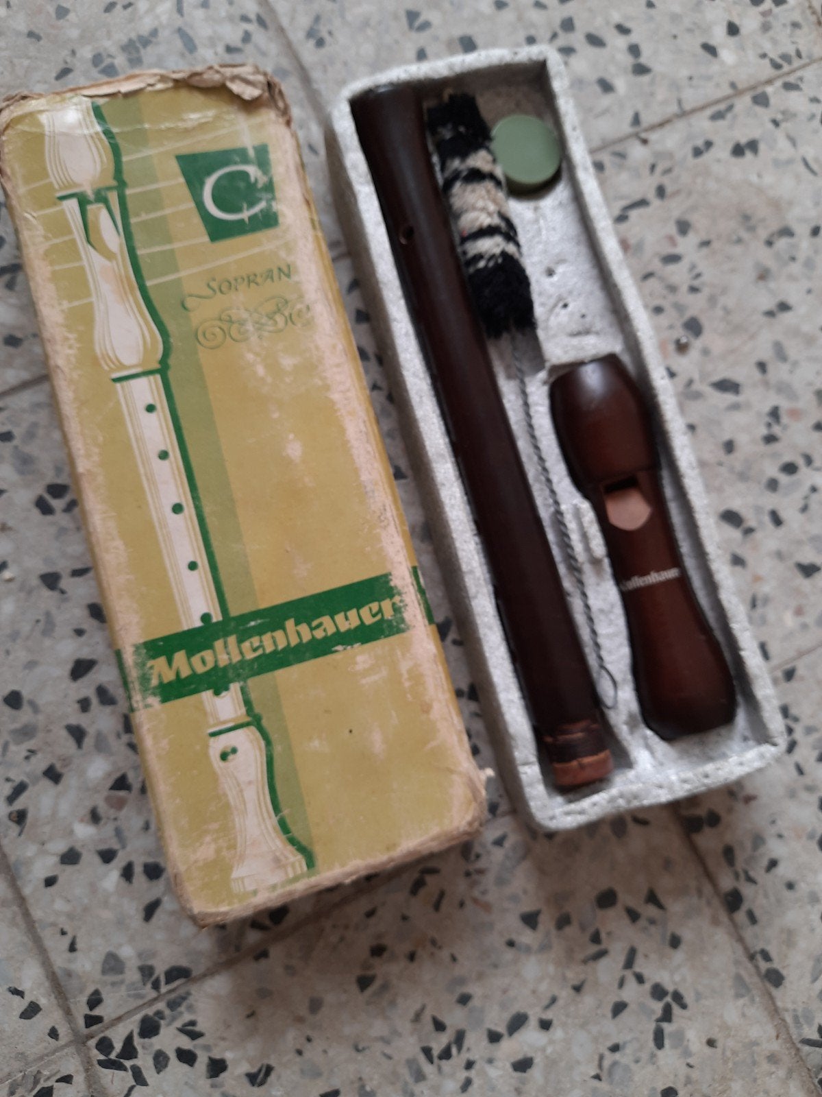 Mollenhauer Sopraan Blokfluit met toebehoren, Gebruikt, Sopraan of Sopranino, Ophalen of Verzenden, Mollenhauer Blockflöten, Postfach 1540, 36005 Fulda, Duitsland