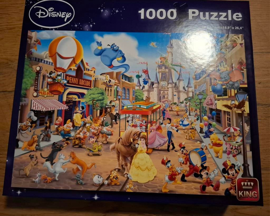 Disney puzzel, 1000 stukjes, Ophalen of Verzenden, 500 t/m 1500 stukjes, Zo goed als nieuw, Overige typen