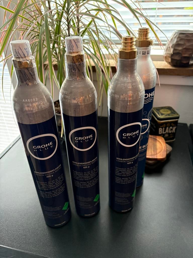 Grohe Blue Co2 cilinder set 2 volle, Ophalen