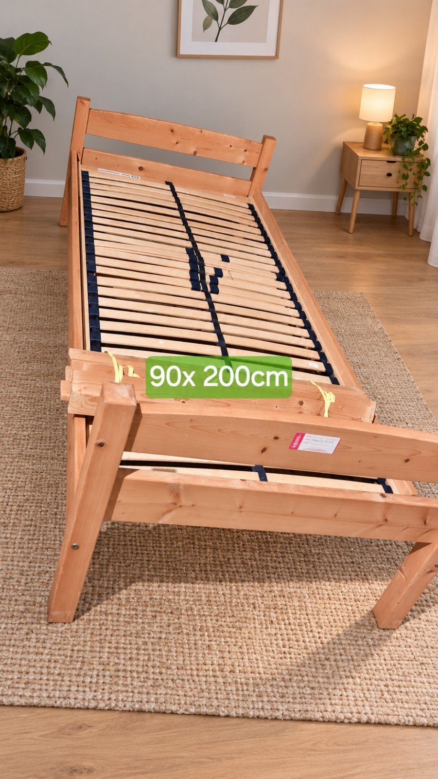 1 persoonsbed, Huis en Inrichting, Ophalen, Gebruikt, 90 cm, Eenpersoons