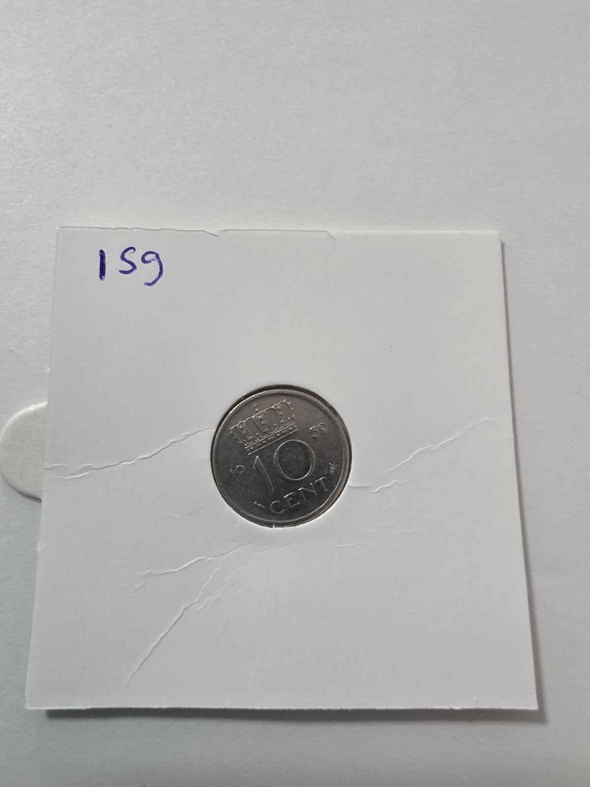 10 Cent Munt Koningin Juliana 1959, Ophalen of Verzenden, Koningin Juliana, 10 cent, Losse munt