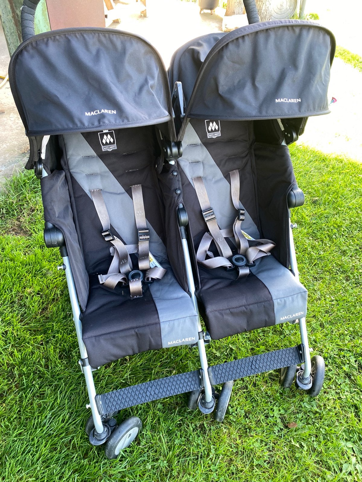 Mac Maclaren Triumph Duo Buggy, Ophalen, Zo goed als nieuw, Kinderwagen of Buggy