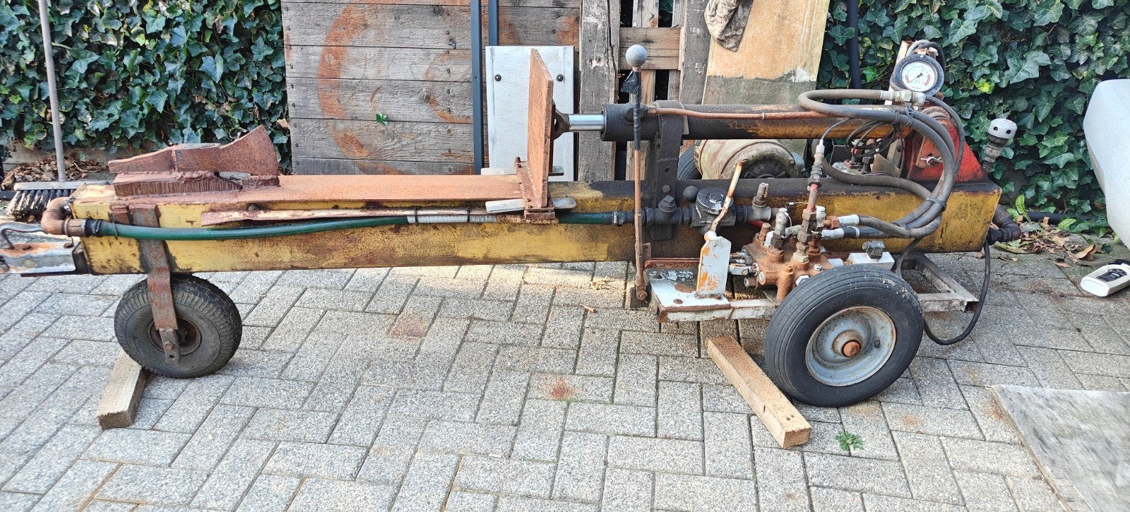 Kliefmachine Kloofmachine elektrisch 3 fase motor, Ophalen, Gebruikt, Elektrisch, Liggend