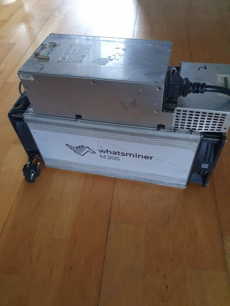 WhatsMiner M20S Bitcoin Miner - Werkend met PSU, Computers en Software, Overige Computers en Software, Verzenden