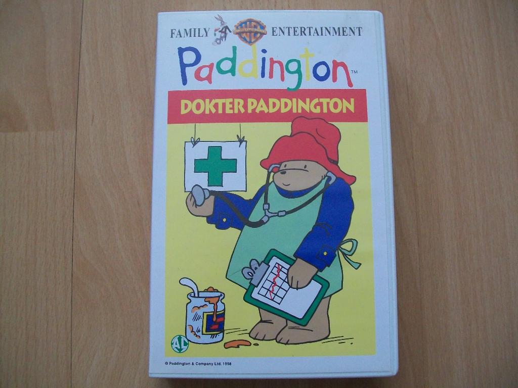 Videoband - Paddington / Dokter Paddington, Tekenfilm, Alle leeftijden, Ophalen of Verzenden, Zo goed als nieuw