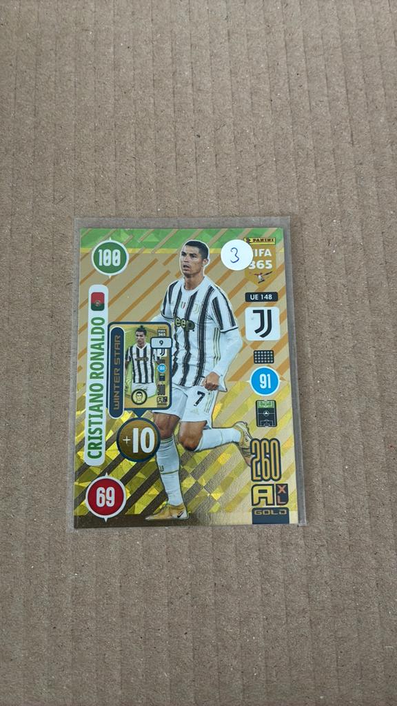 Panini fifa Cristiano ronaldo juventus, Ophalen of Verzenden, Zo goed als nieuw, Plaatje
