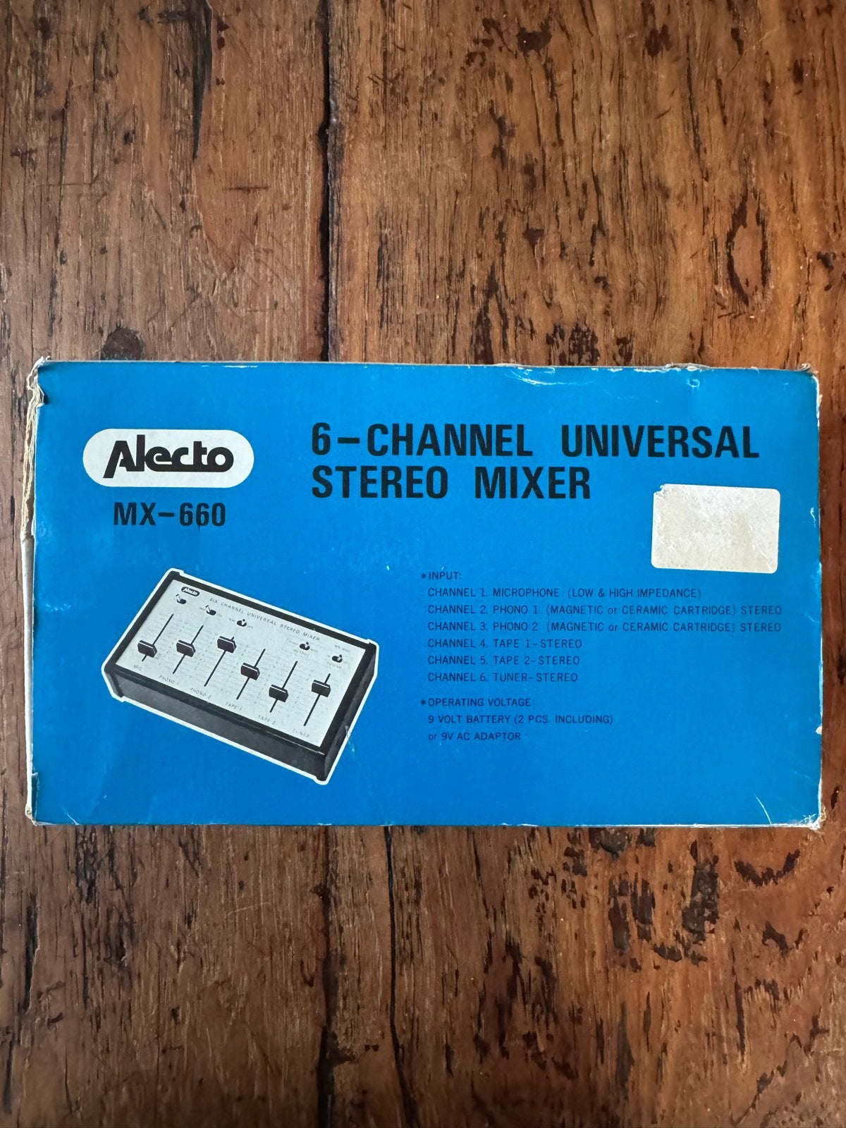 Vintage Alecto MX-660 6-kanaals Universele Mixer - Nieuw, Ophalen of Verzenden, Nieuw