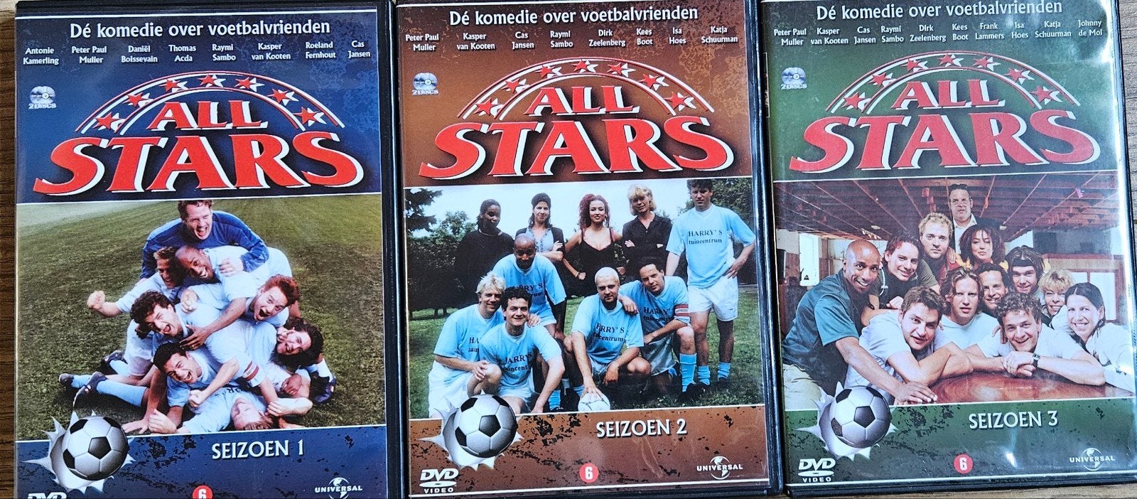 All Stars - Seizoen 1, 2 en 3 DVD-set, Gebruikt, Verzenden, Nederlands, Komedie