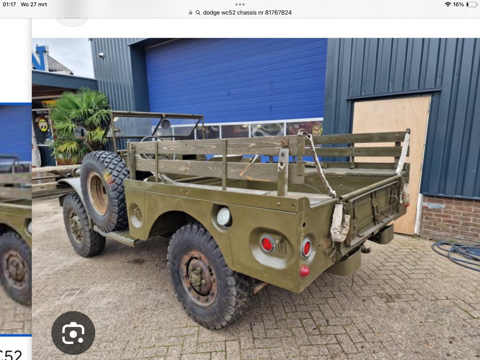 Te koop. Dodge wc52, foto 3