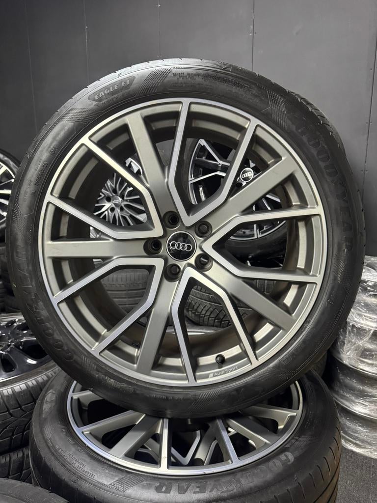 ❗️️ORIGINELE 20 INCH AUDI Q3 RSQ3 VELGEN MET GOODYEAR BANDEN, 255 mm, Banden en Velgen, Ophalen of Verzenden, AUDI
