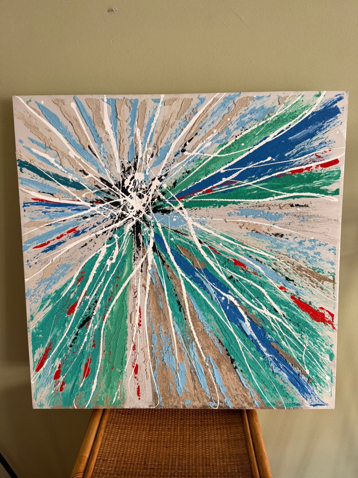 Abstract Schilderij 3D., Ophalen