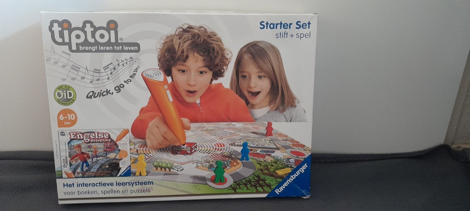 Tiptoi spel Engelse Detective (zonder pen), Ophalen of Verzenden, Gebruikt, Ravensburger