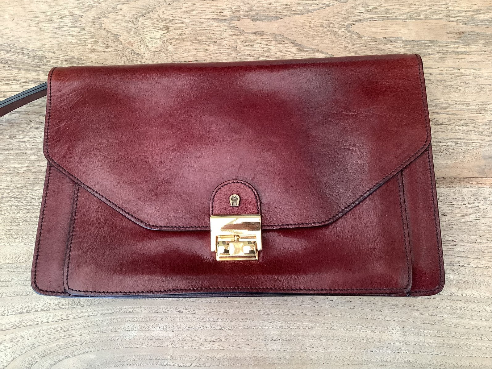 Vintage Clutch Etienne Aigner uit 1977, Ophalen of Verzenden, Handtas