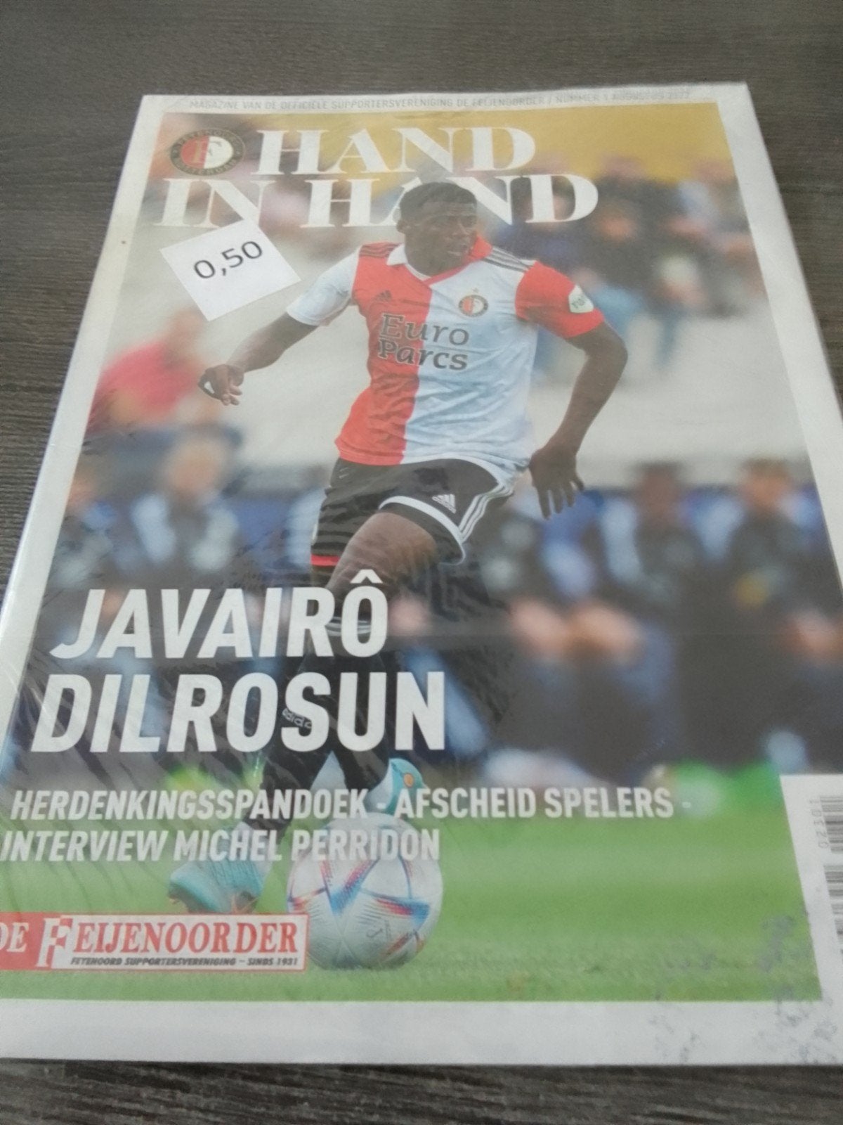 Hand in Hand Magazine - J. Dilrosun - De Feijenoorder, Ophalen, Zo goed als nieuw, Sport en Vrije tijd