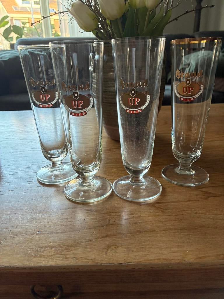 Brand bierglazen, Ophalen, Zo goed als nieuw, Bierglas