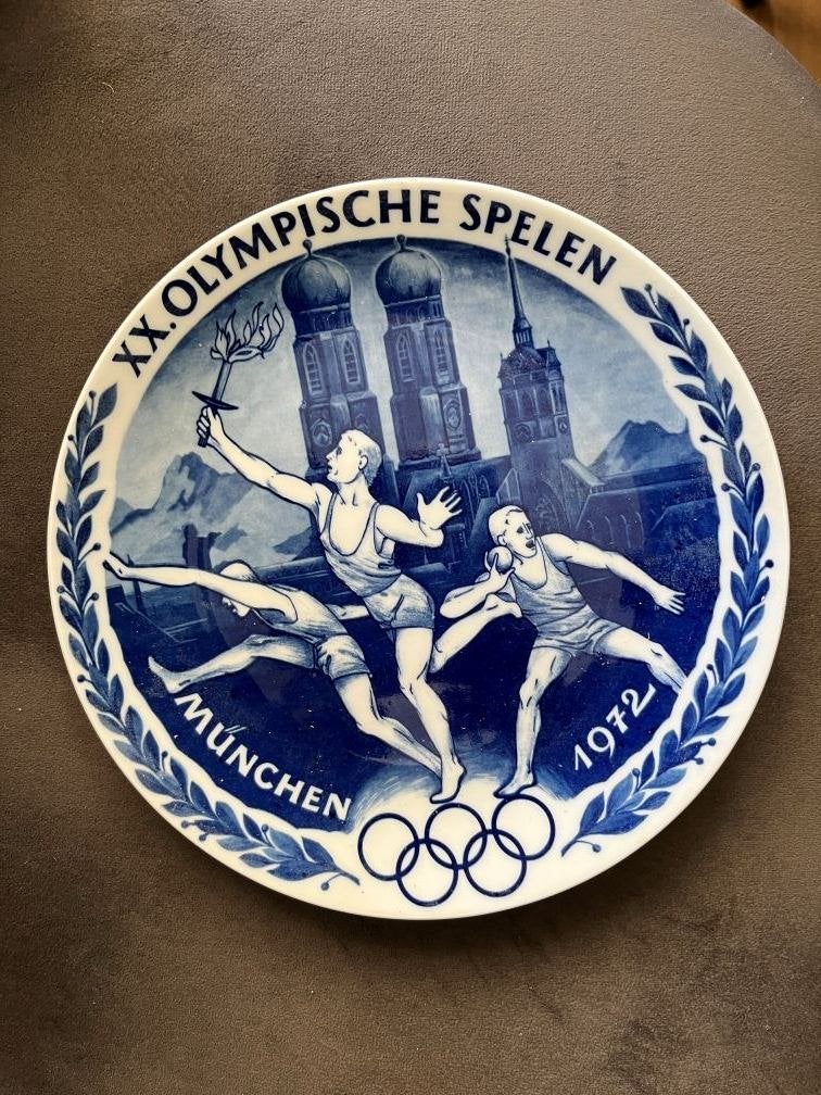 Wandbord Olympische Spelen 1972 Munchen, Ophalen of Verzenden