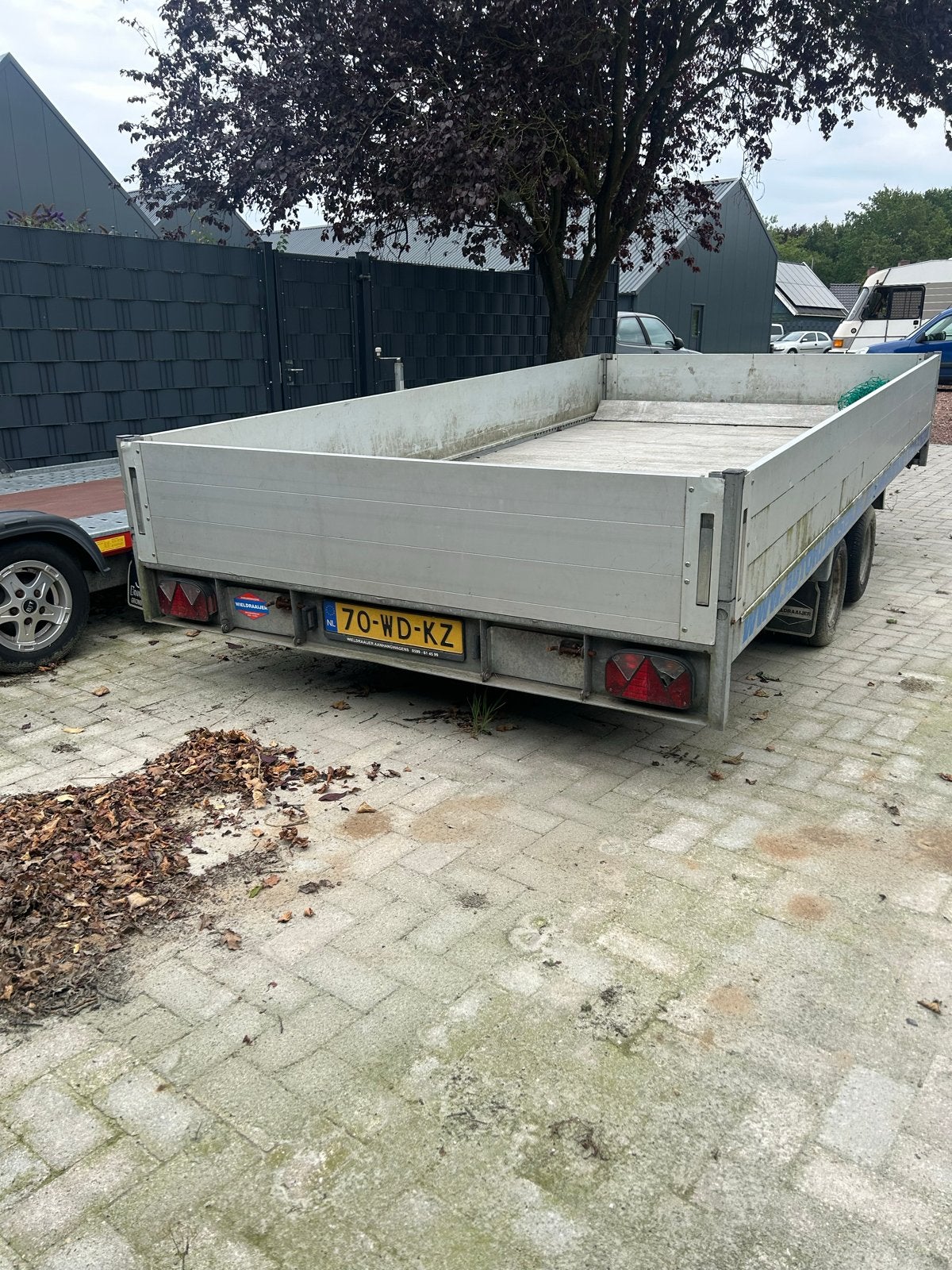 Anssems MSX 3000 Plateauwagen - 3000 kg, Auto diversen, Aanhangers en Bagagewagens, Ophalen, Gebruikt