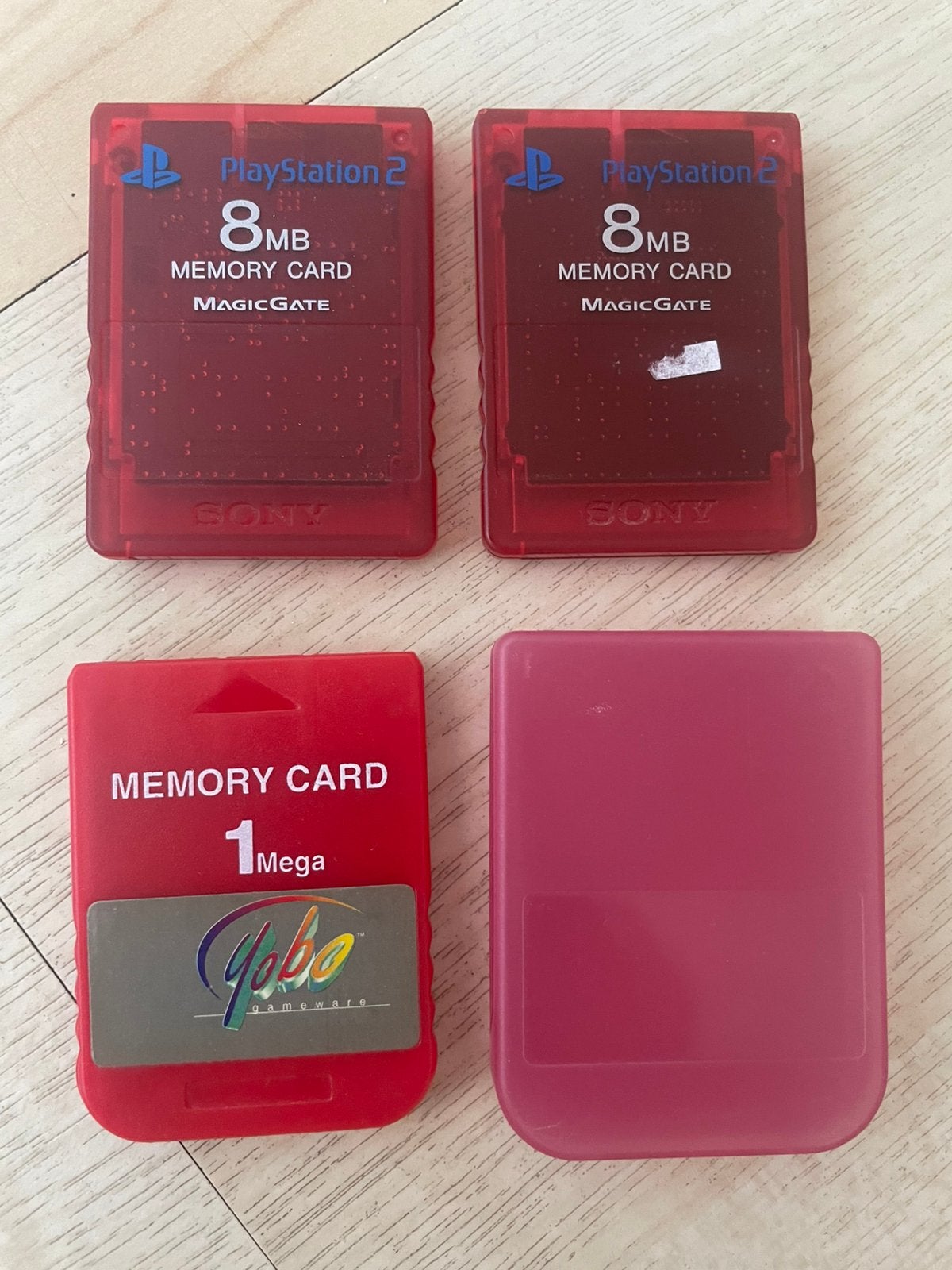 Playstation 1&2 memory cards, Ophalen of Verzenden, Zo goed als nieuw