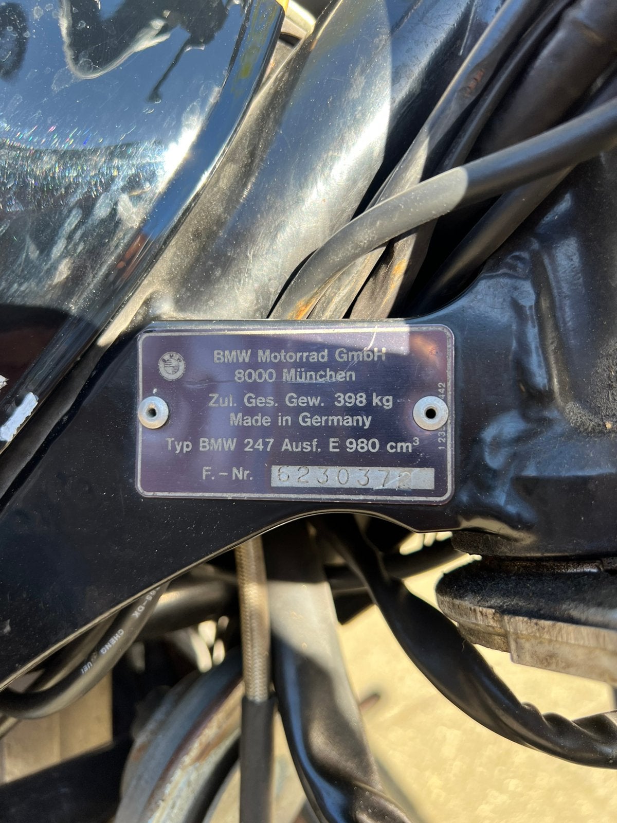 Foto 8 van BMW R100 1000cc 1982 - Originele staat