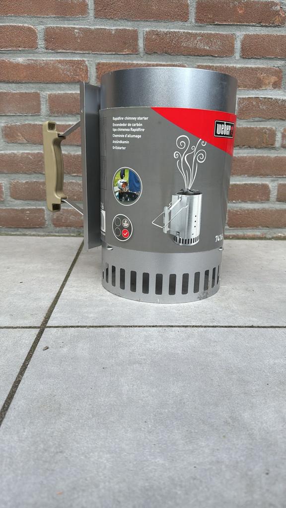 Weber Rapidfire Houtskoolstarter - Snel en Efficiënt, Ophalen, Zo goed als nieuw