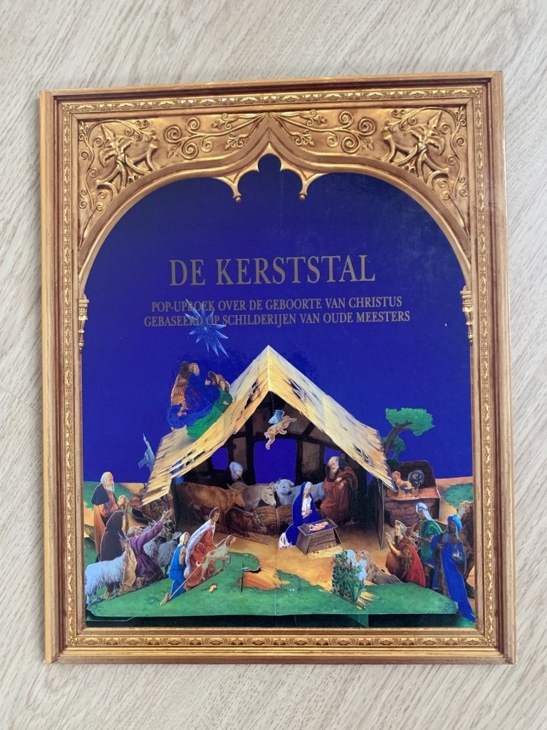 Groot Pop-up kerststal gebaseerd oude meester schilderijen, Ophalen