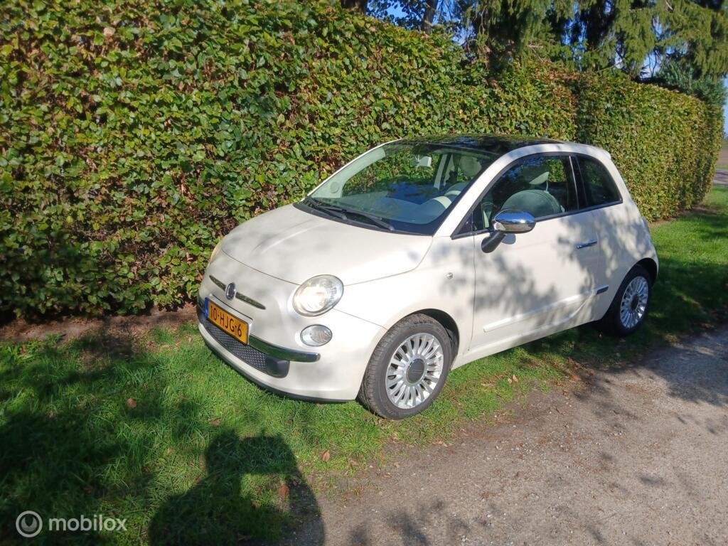 Fiat 500 1.2i . Parelmoer wit Panorama dak, Auto-onderdelen, Gebruikt, Fiat, Fiat