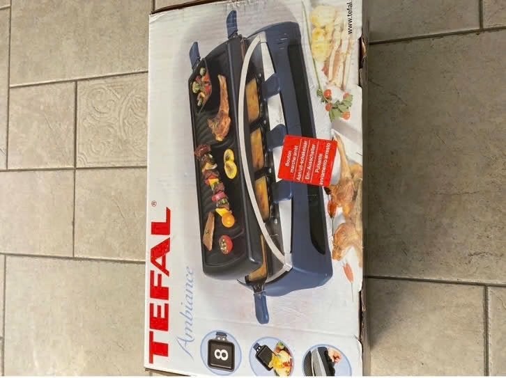 Tefal - gourmetstel, Witgoed en Apparatuur, Gourmetstellen, Ophalen, Zo goed als nieuw, 4 t/m 7 personen