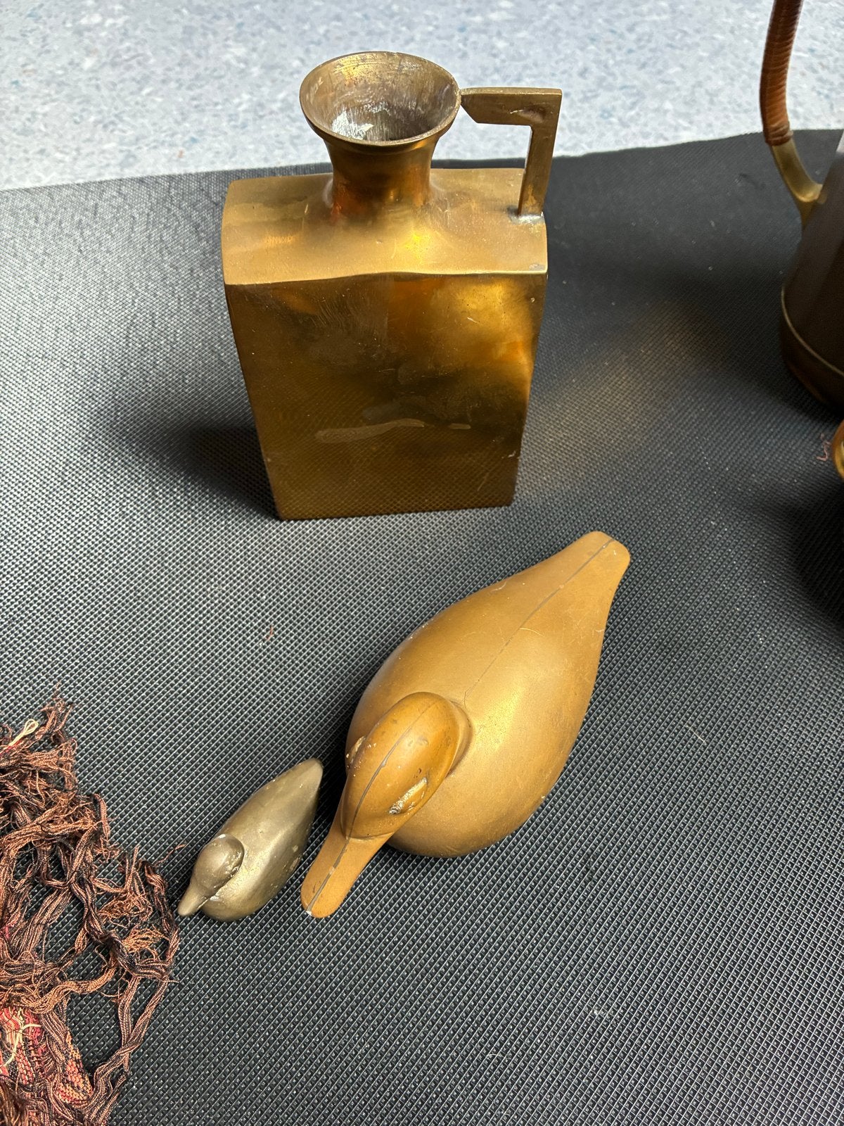 Diverse koperen en bronzen decoratie en gebruiksvoorwerpen, Ophalen, Koper