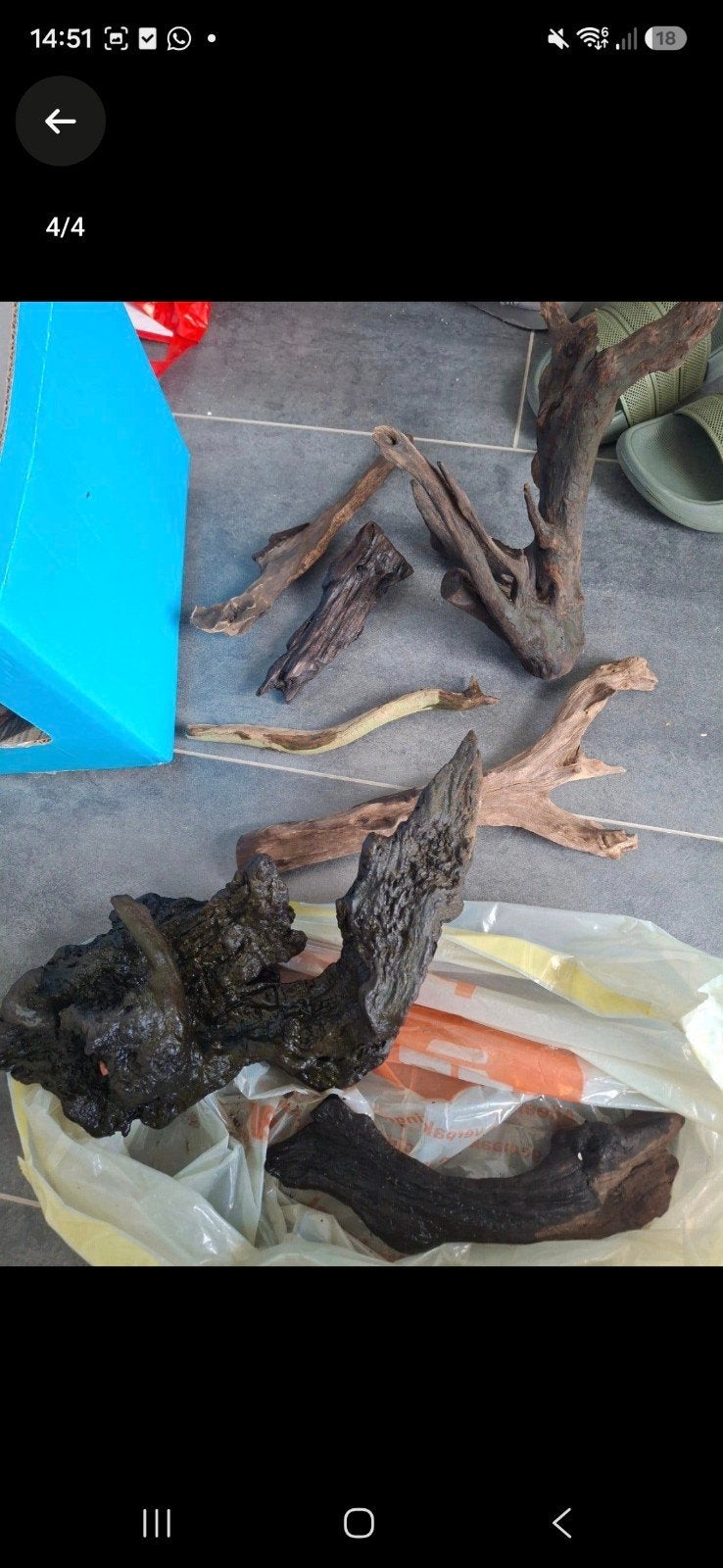 aquarium hout + plus aquarium hout met plant, Dieren en Toebehoren, Ophalen of Verzenden