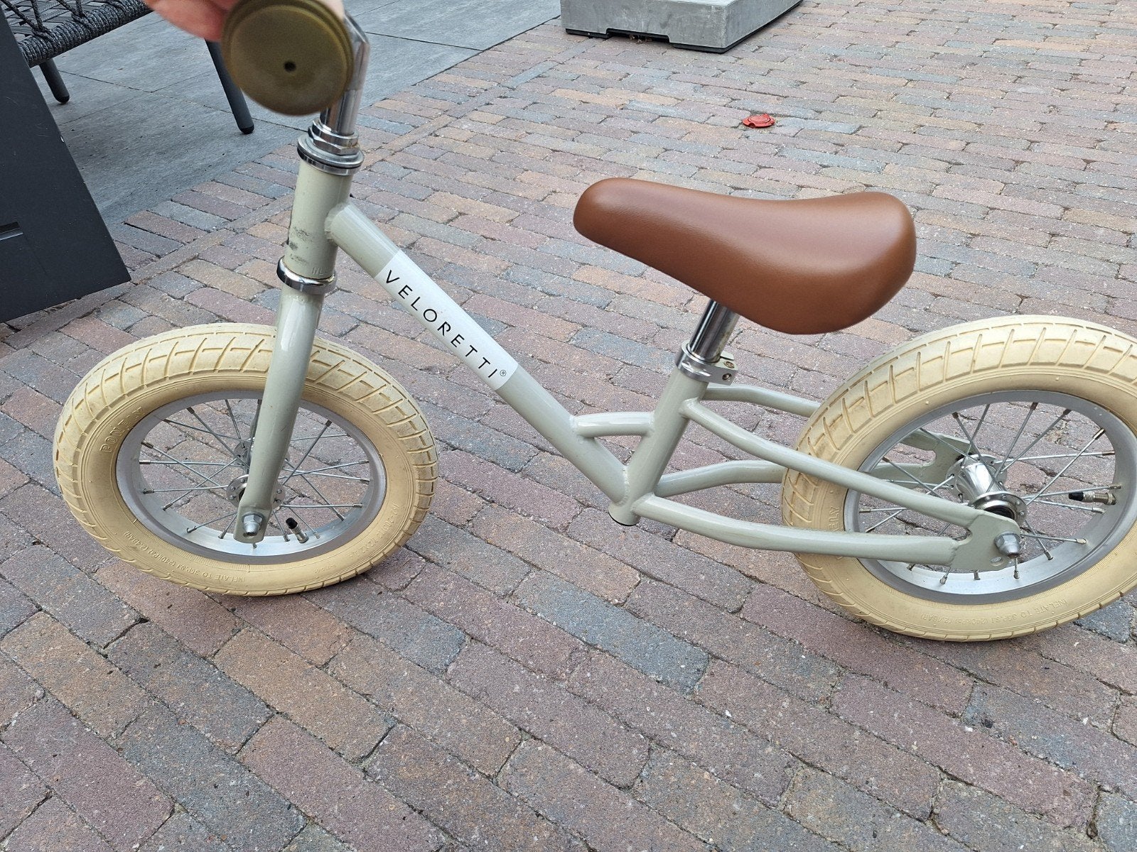 Veloretti loopfiets 12 inch - Grijs, Ophalen, Gebruikt, Minder dan 16 inch, Veloretti