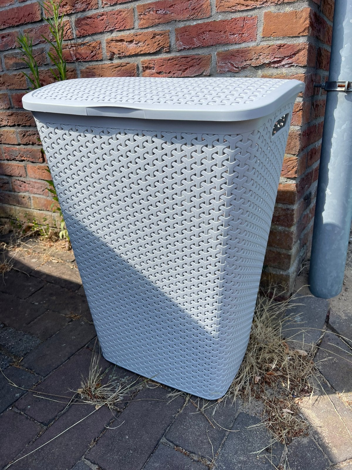 Curver wasmand grijs in nieuwstaat, Ophalen, Zo goed als nieuw, Grijs