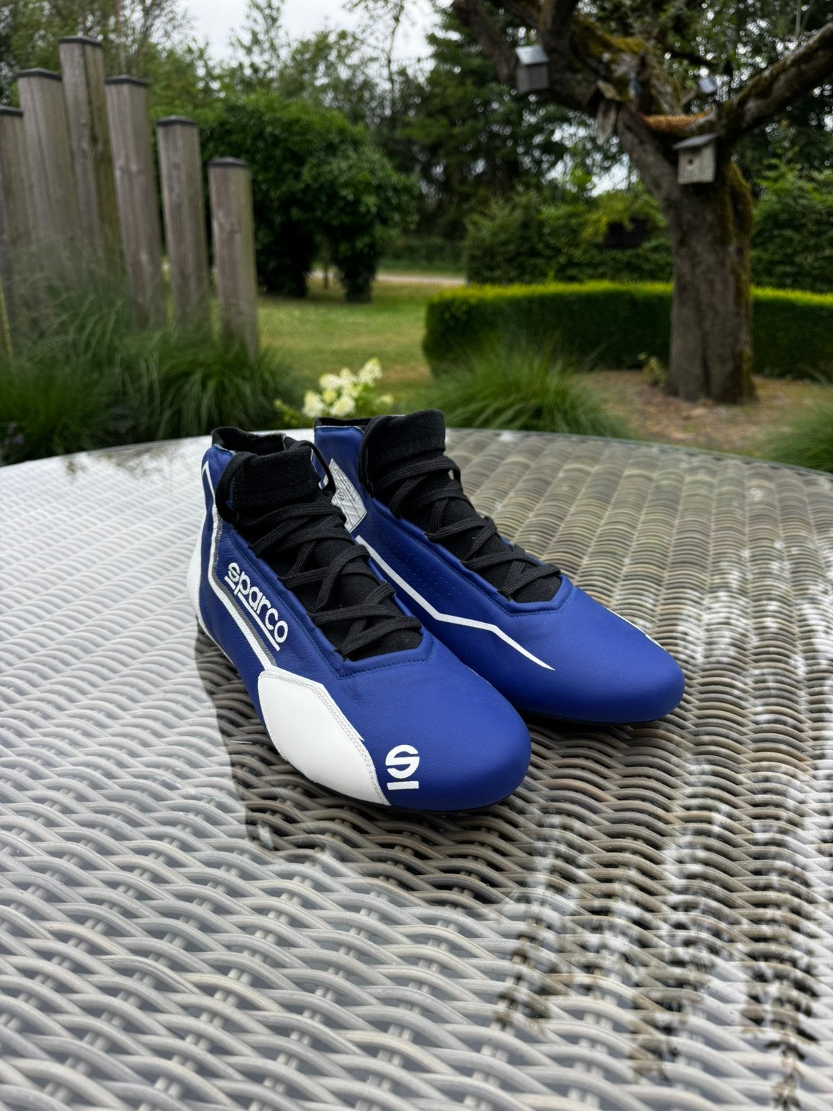 Gloednieuwe Sparco schoenen maat 48 met FIA keuring., Blauw, Overige typen, Nieuw, Ophalen of Verzenden